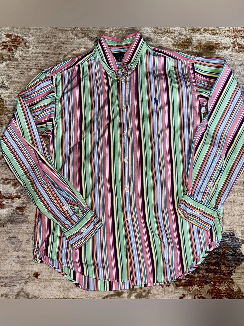 Ralph Lauren Boys Striped Button Down Shirt